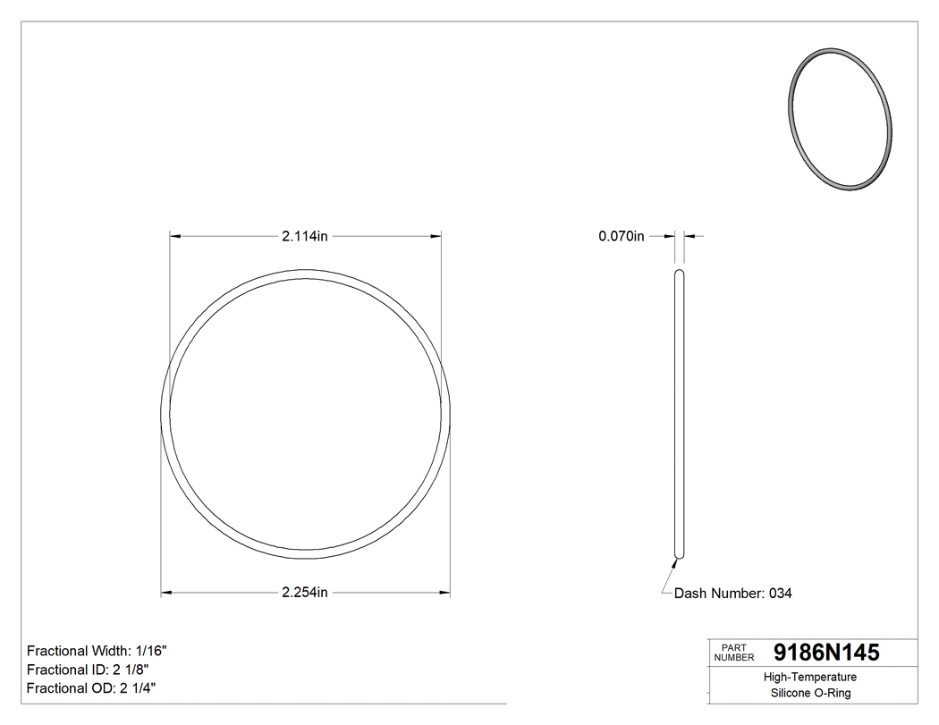 Technical drawing - 9186N145